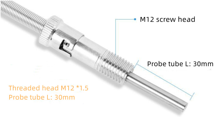 pressure spring thermocouple
