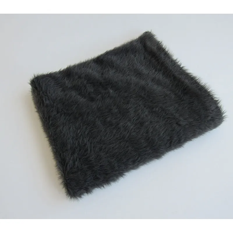 100%nylon long hair knitted blanket with spandex
