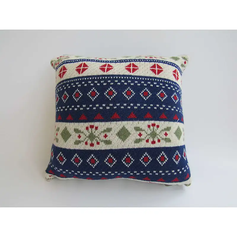 Jacquard   knit  decorative cushion