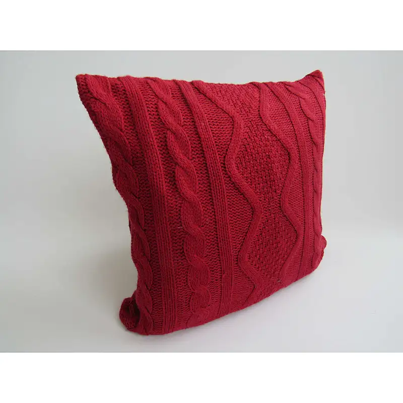Cable home knit  cushion cover