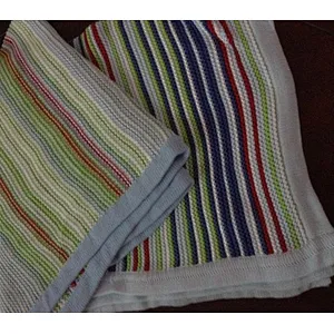 100% Cotton Solid Color Knitted ECO-Friendly Baby Blanket