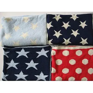 Wholesale 100% polyester Solid Color Knitted ECO-Friendly Baby Blanket