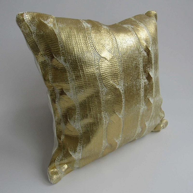 Hot stamping cushion cover