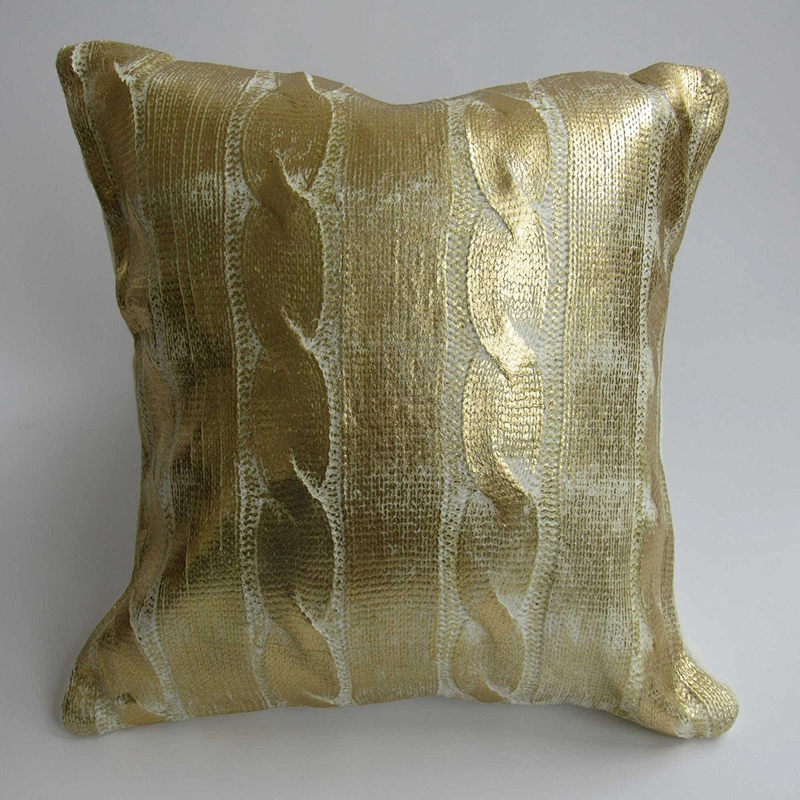 Hot stamping cushion cover
