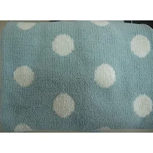 Wholesale 100% polyester Solid Color Knitted ECO-Friendly Baby Blanket