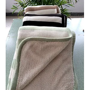 knitted double layer blanket