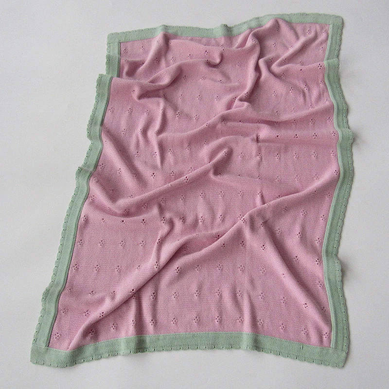 Knitted baby blanket