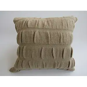 Grey special   design  knit  cushion