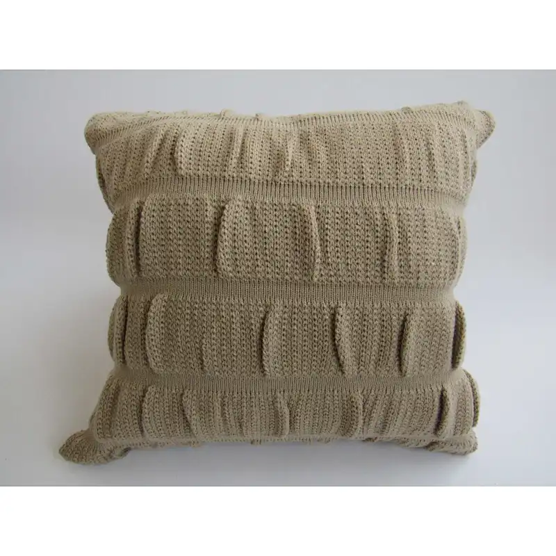 Grey special   design  knit  cushion