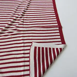 Jacquard stripped knitted baby blanket