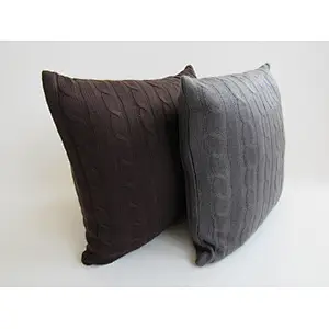 China cable design  knit  pillow