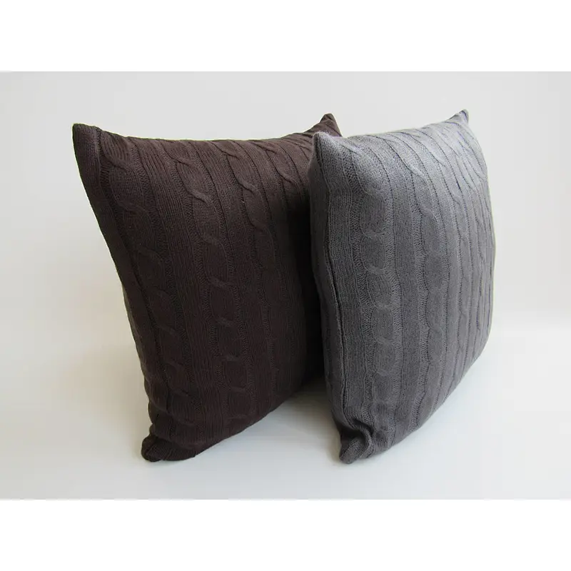 China cable design  knit  pillow