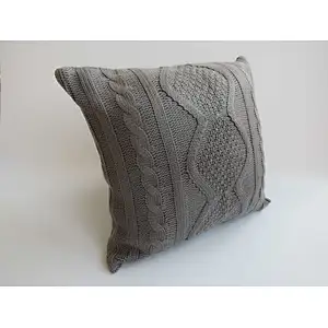Cable home knit  cushion cover
