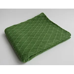 cotton blend knitted blanket