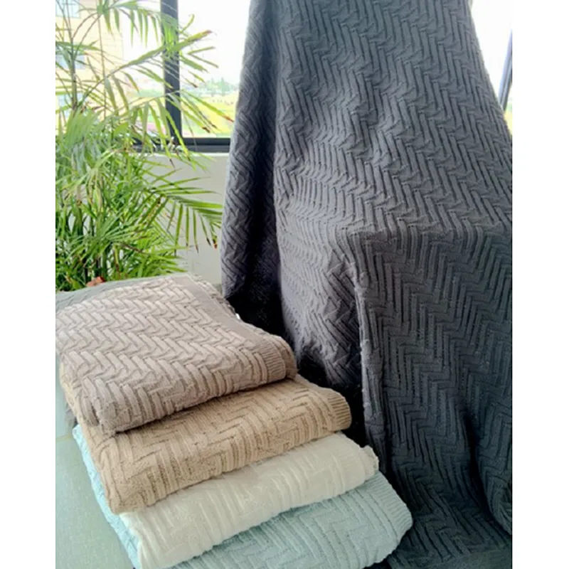 100%cotton blanket for sofa &bedding