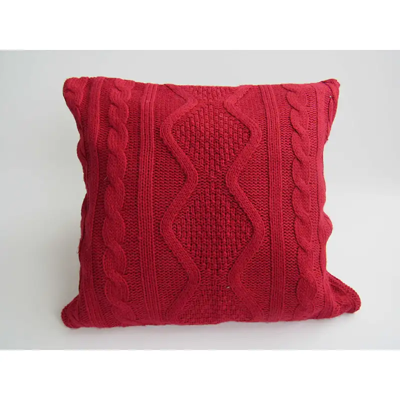 Cable home knit  cushion cover