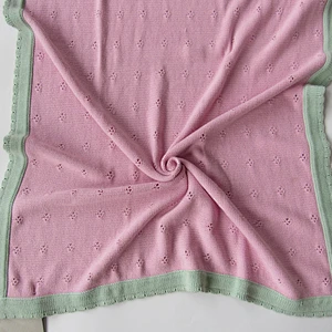 Knitted baby blanket