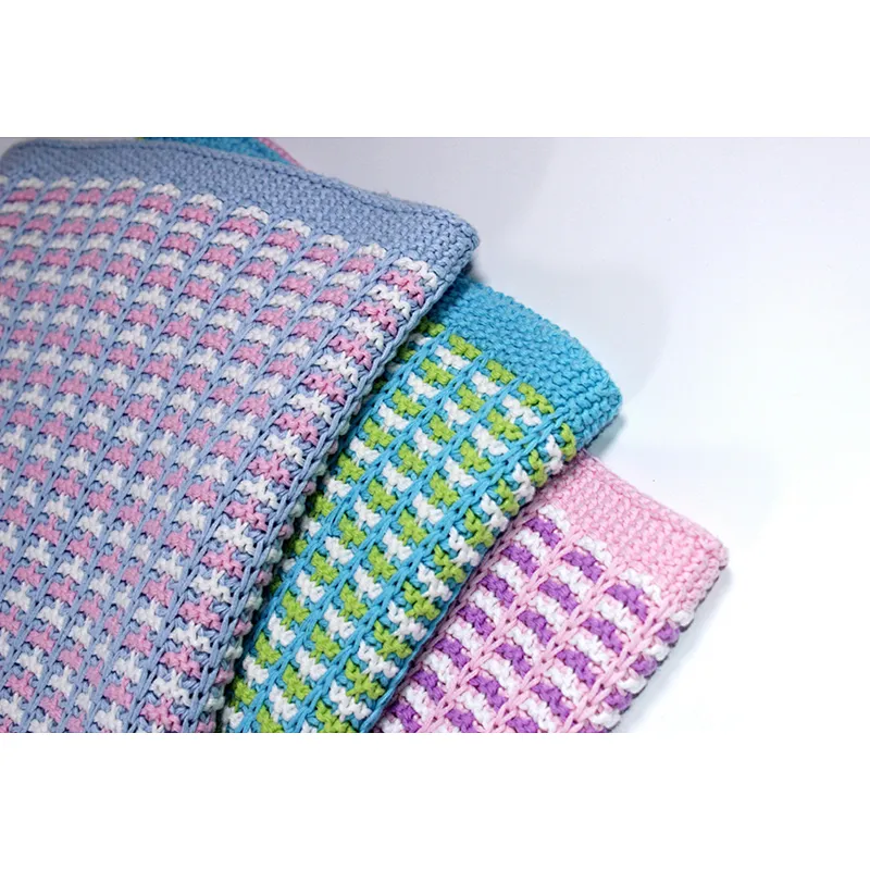 COTTON BABY KNITTING BLANKET