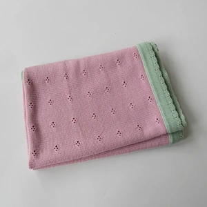 Knitted baby blanket