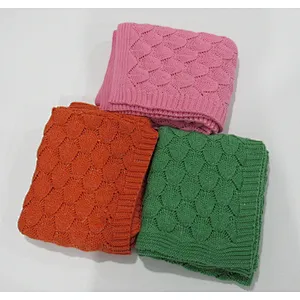 knitted blanket with rulex for spring and summer