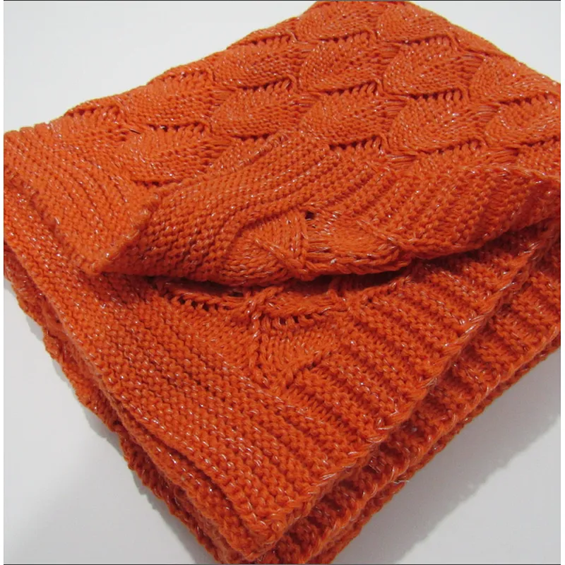 knitted blanket with rulex for spring and summer
