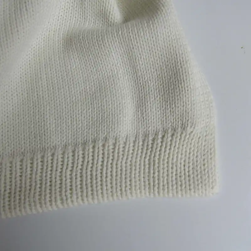 100% cotton embroidery fox knitted baby blanket
