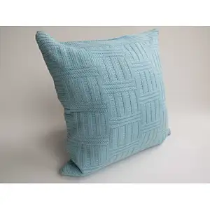 China blue  knit   cushion