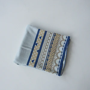 Jacquard knitted baby blanket