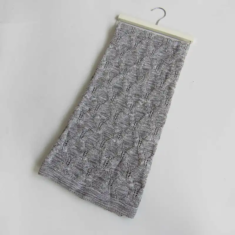 100% cotton knitted baby blanket