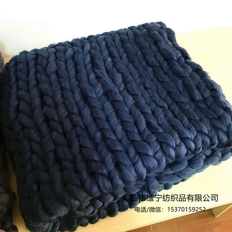 handmade chunky blanket