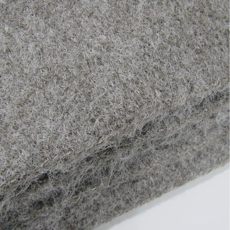 knitted plain blanket