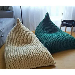 knitted cushion for living room