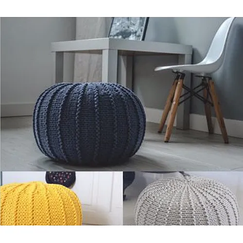 knitted cushion for home decoration