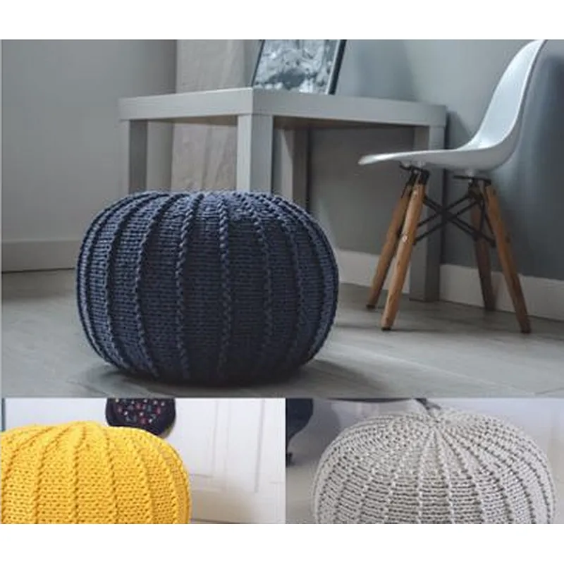 knitted cushion for home decoration