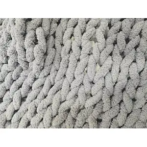 Chenille amazon chunky knit blanket