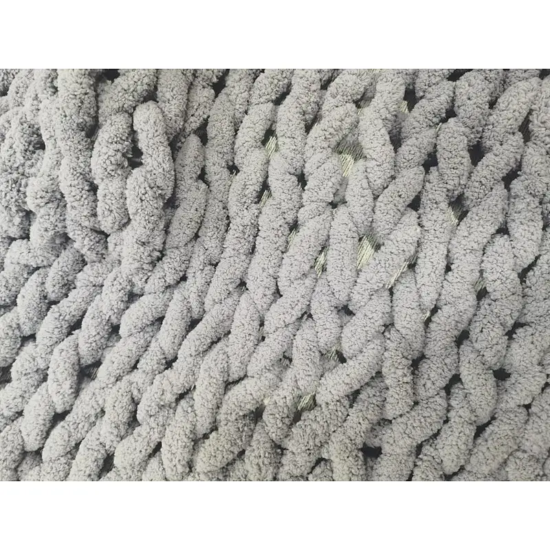 Chenille amazon chunky knit blanket
