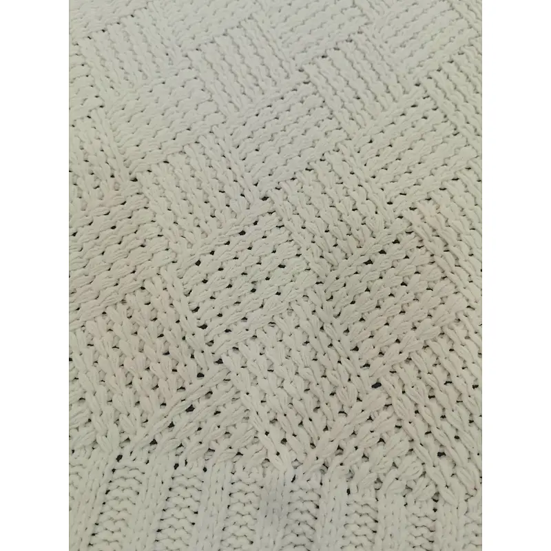 yarn knitted chennille blanket for safa &bed