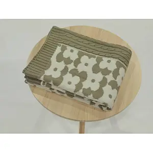 Inlaid craft knitted cover blanket