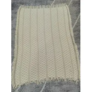 yarn knitted chennille blanket for safa &bed