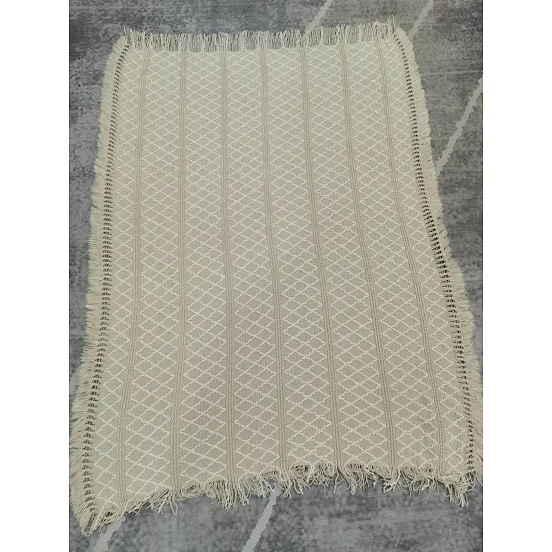 yarn knitted chennille blanket for safa &bed