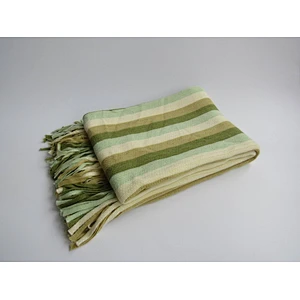 stripped knit woven blankets with tassels