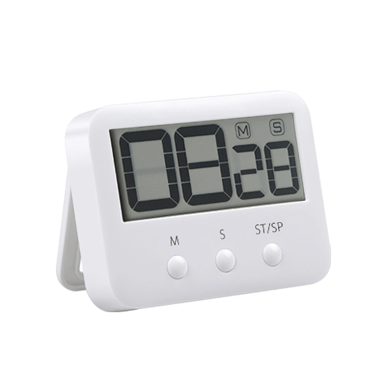 HAPTIME White Mini Electronic Large LCD Kitchen Digital Timer
