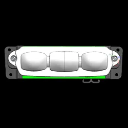 electric motorcycle headlamp with light optical design