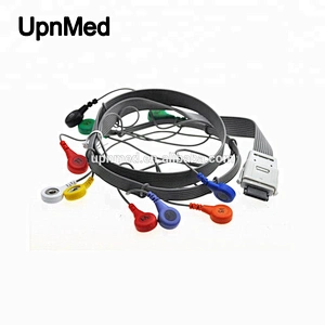Compatible Edan holter 10-lead ECG leadwires,Snap