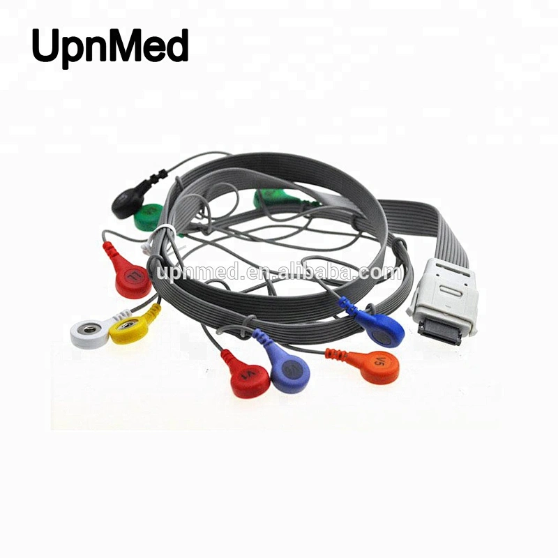 Compatible Edan holter 10-lead ECG leadwires,Snap
