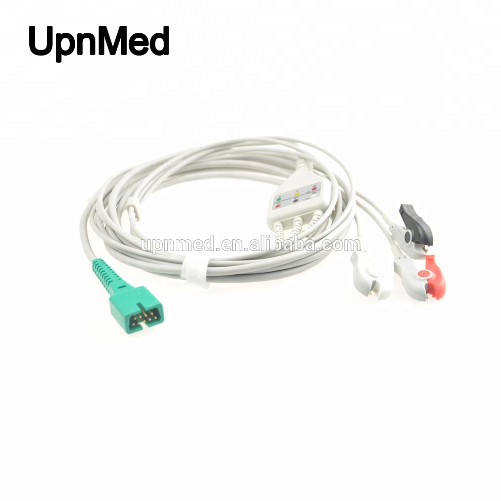 MEK ECG Cable with leadwires,5 lead/3 lead ECG Cable