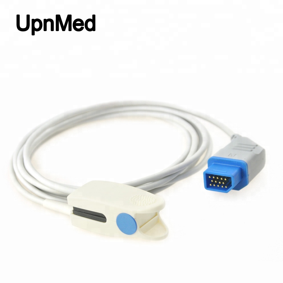 Nihon Kohden TL-201T Spo2 Sensor,adult finger clip sensor,Rectangle 14 pins
