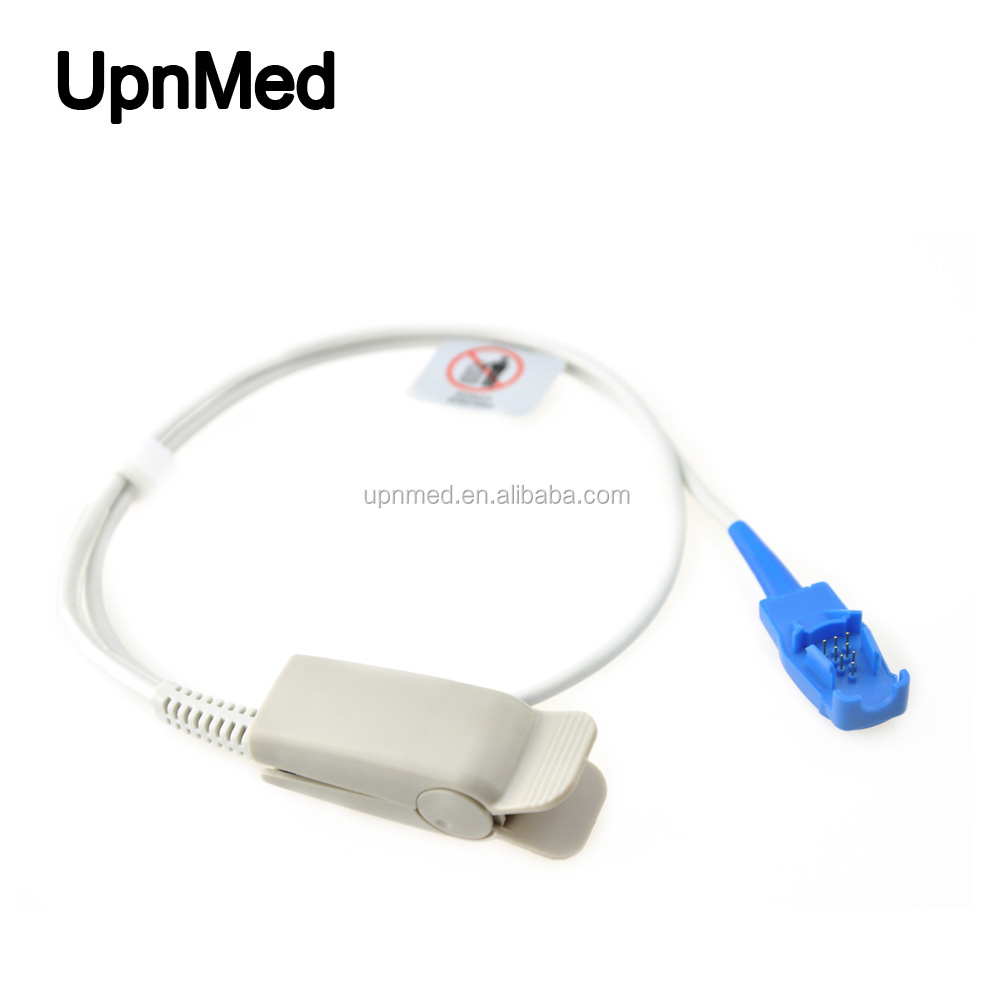 compatible Ohmeda OXY-F-UN adult finger clip Spo2 sensor, 8pins