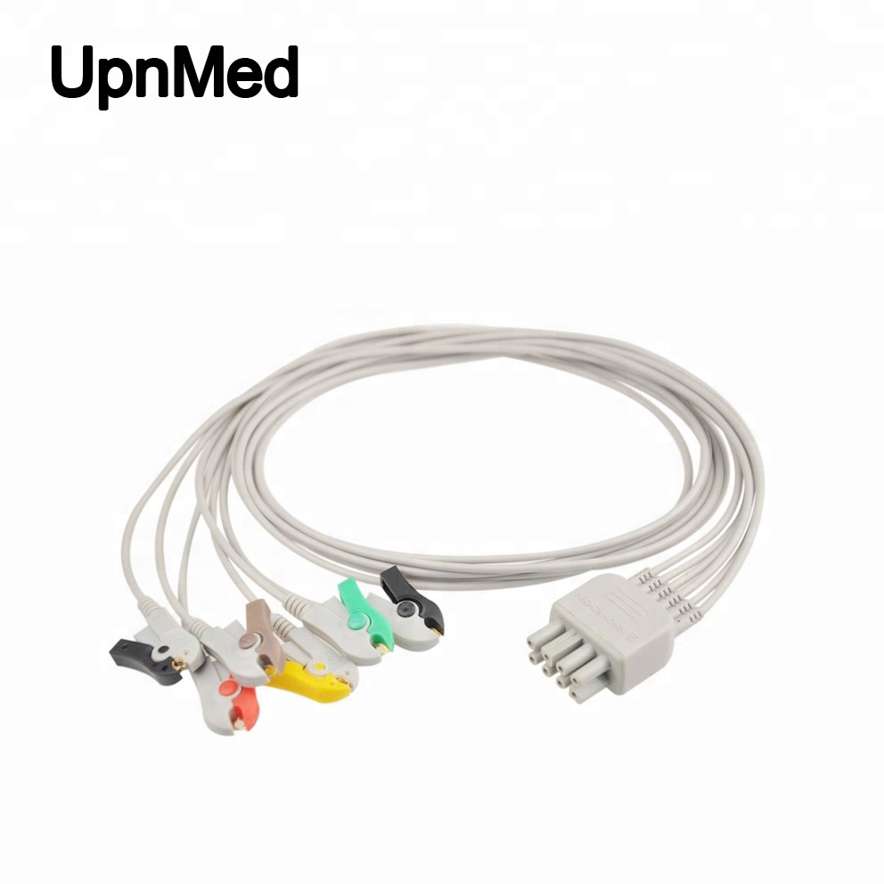 BR-906P Nihon Kohden 6lead leadwires set, clip