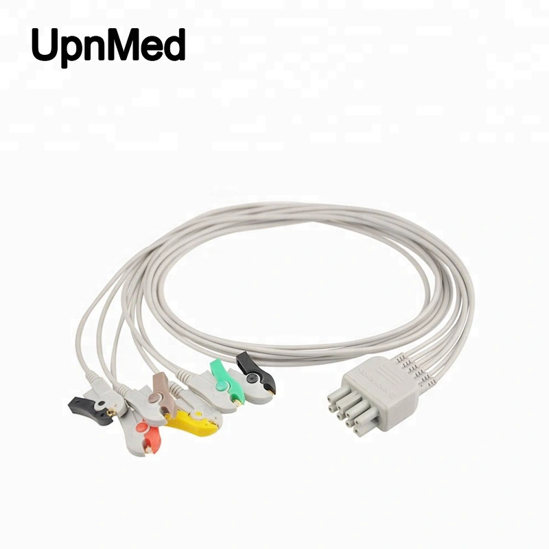 BR-906P Nihon Kohden 6lead leadwires set, clip
